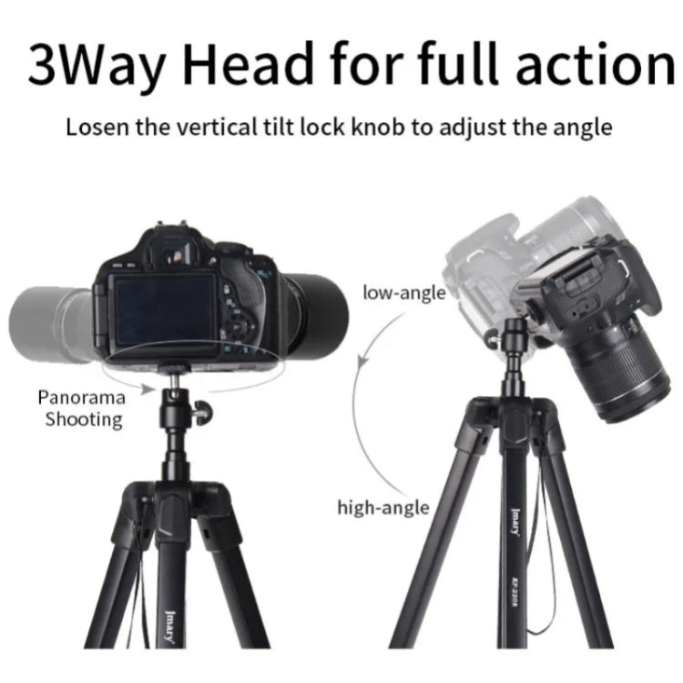 JMARY KP2208 Photography Live Streaming 1.7m Fill Light Camera Metal Tripod Holder - free shipping - PMC TechLife - Order now!