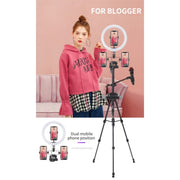 JMARY KP2254 Three colors are available Cell Phone SLR Outdoor Photography Tripod Stand(Blue)