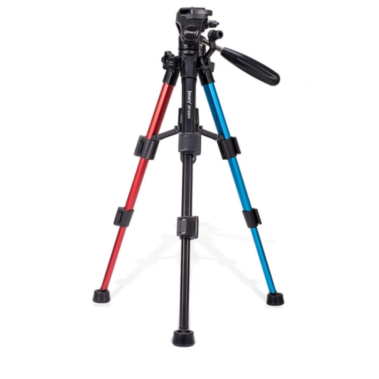 JMARY KP-2203 Portable Aluminum Alloy Telescopic SLR Camera Phone Photography Tripod(Black)