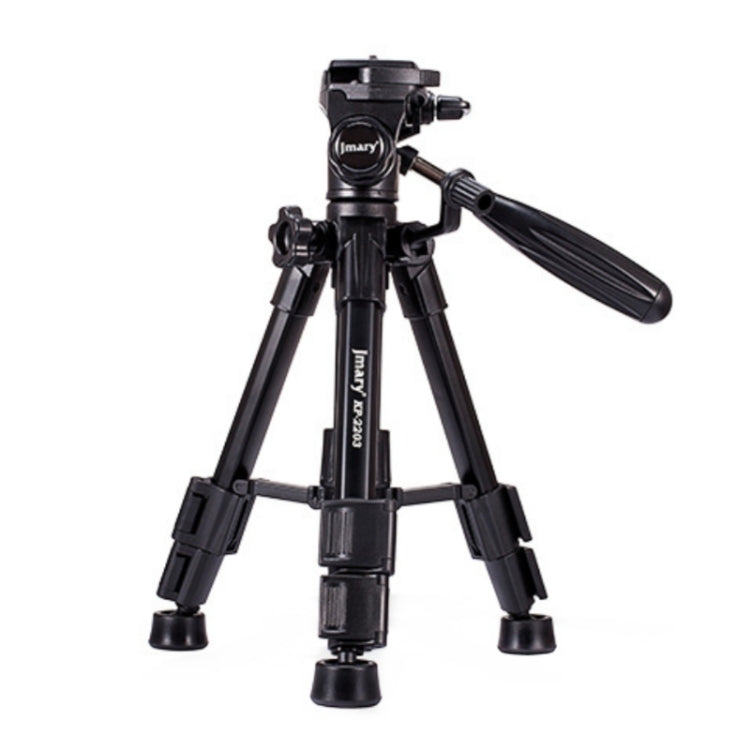 JMARY KP-2203 Portable Aluminum Alloy Telescopic SLR Camera Phone Photography Tripod(Red)