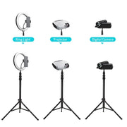 JMARY MT45 Cell Phone Clip Camera Mount Holder Telescopic Selfie Stick Outdoor Tripod Stand