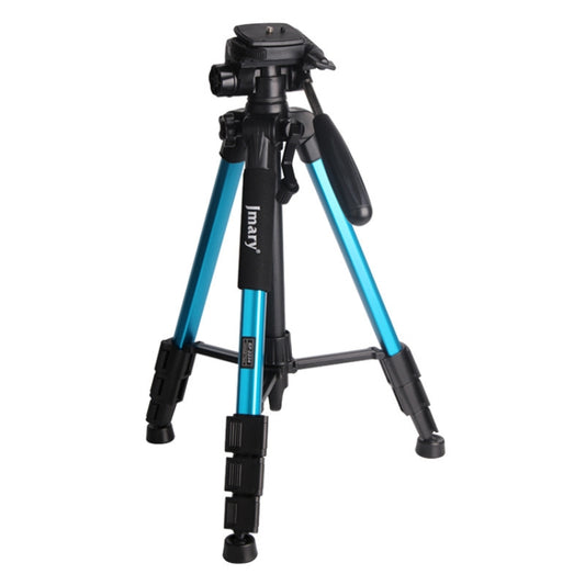 JMARY KP2234 Telescopic Aluminum Alloy SLR Camera Phone Live Streaming  Photography Tripod(Blue) - free shipping - PMC Jewellery - Order now!