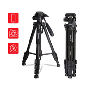 JMARY KP2234 Telescopic Aluminum Alloy SLR Camera Phone Live Streaming  Photography Tripod(Black)