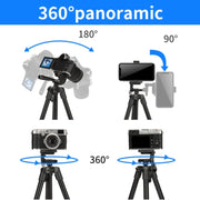 JMARY KP2205 Travel Tripod Mobile Phone Holder Telescopic Camera Mount Tripod Stand