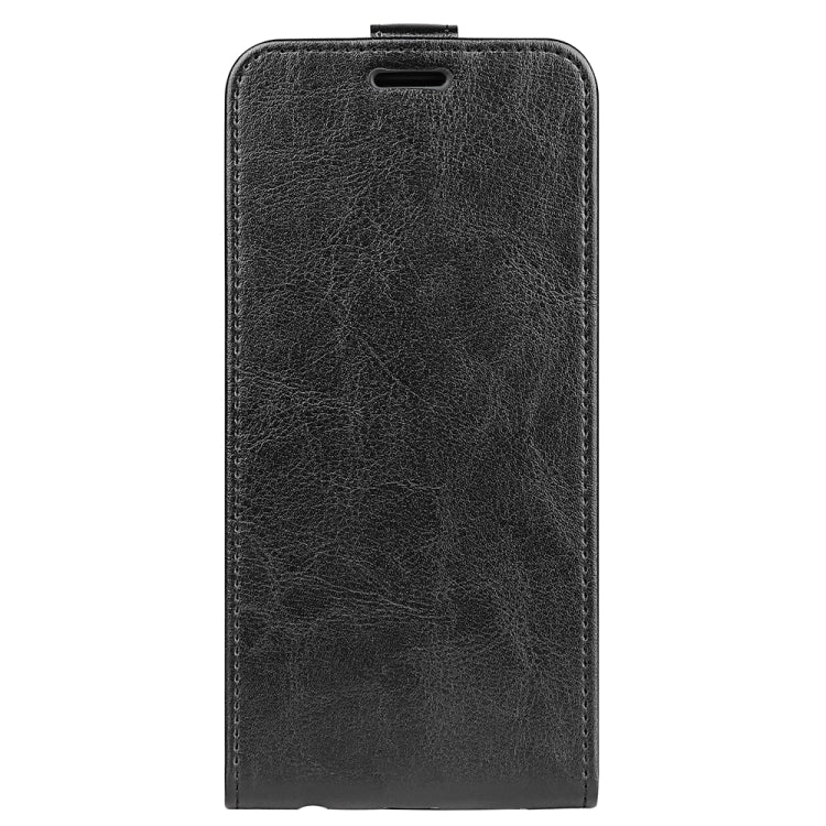 For Realme 12 5G R64 Texture Single Vertical Flip Leather Phone Case(Black) - Realme Cases by PMC TechLife | Online Shopping South Africa | PMC TechLife | Buy Now Pay Later Mobicred