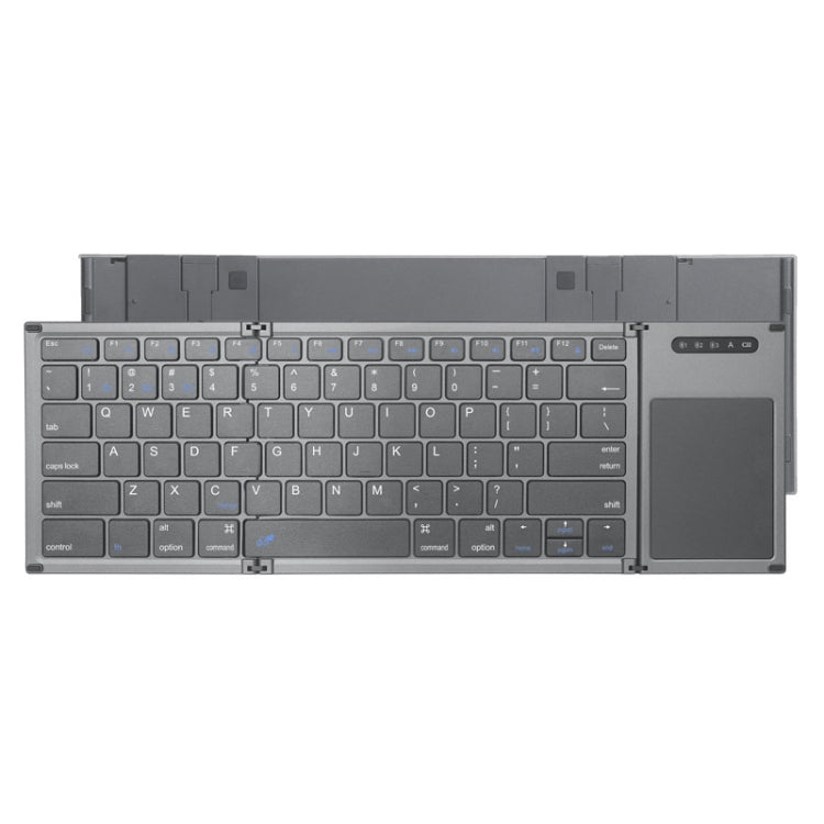 B066T Tri-fold Wireless Bluetooth Keyboard Compatible Multi-system Cell Phone Tablet Keyboard - Wireless Keyboard by PMC Jewellery | Online Shopping South Africa | PMC Jewellery | Buy Now Pay Later Mobicred