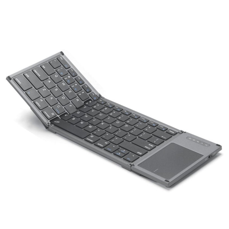 B066T Tri-fold Wireless Bluetooth Keyboard Compatible Multi-system Cell Phone Tablet Keyboard - Wireless Keyboard by PMC Jewellery | Online Shopping South Africa | PMC Jewellery | Buy Now Pay Later Mobicred
