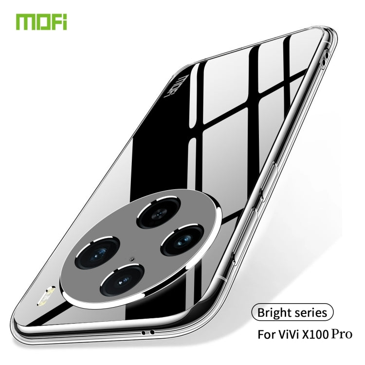 For vivo X100 Pro MOFI Ming Series Ultra-thin TPU Phone Case(Transparent) - X100 Pro Cases by imak | Online Shopping South Africa | PMC TechLife