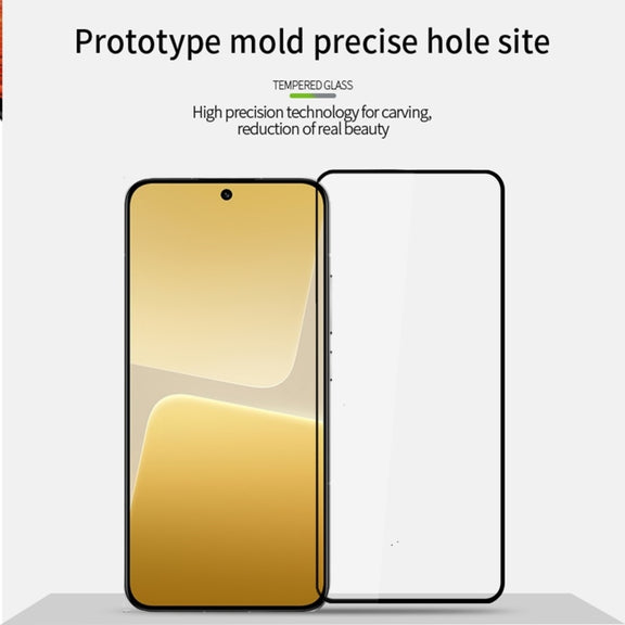For Xiaomi 14 PINWUYO 9H 2.5D Full Screen Tempered Glass Film(Black)