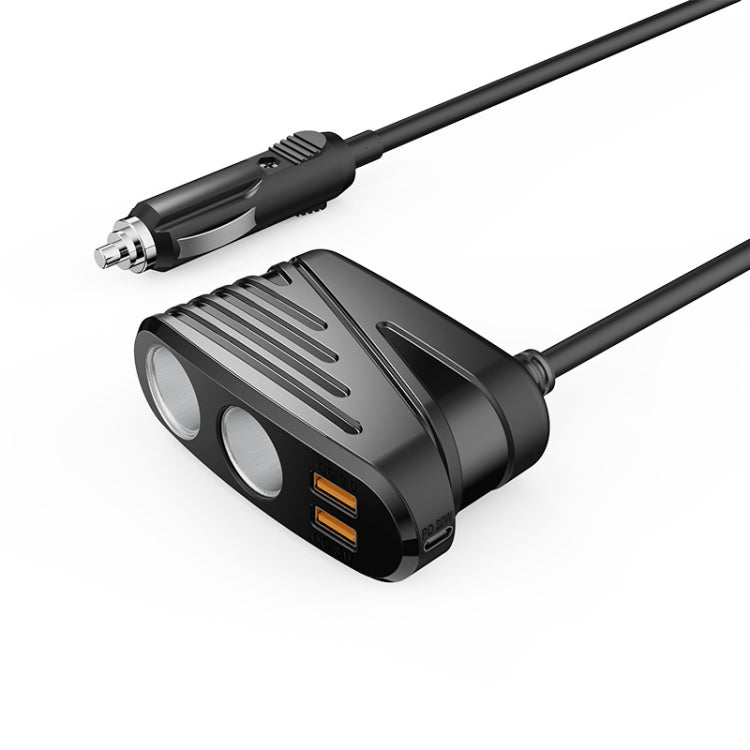 TR-31 PD 18W High Power Type-C + Dual USB QC 3.0 Fast Charger - Car Charger by PMC TechLife | Online Shopping South Africa | PMC TechLife | Buy Now Pay Later Mobicred