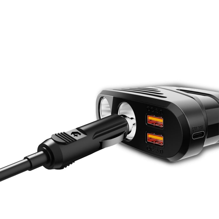 TR-31 PD 18W High Power Type-C + Dual USB QC 3.0 Fast Charger - Car Charger by PMC TechLife | Online Shopping South Africa | PMC TechLife | Buy Now Pay Later Mobicred