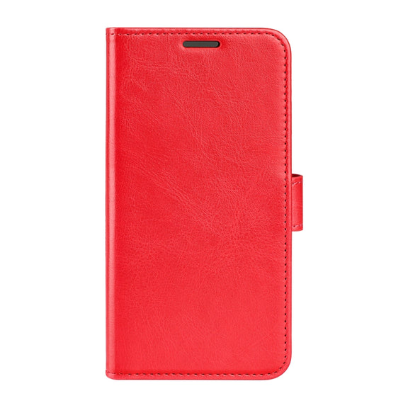 For Motorola Moto G Play 2024 R64 Texture Horizontal Flip Leather Phone Case(Red)