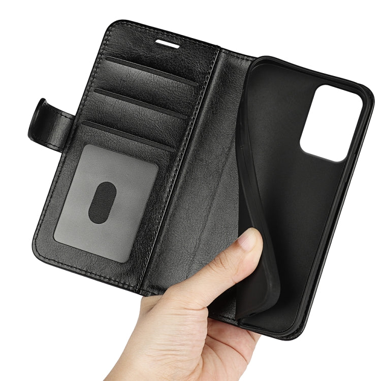 For Motorola Moto G Power 5G 2024 R64 Texture Horizontal Flip Leather Phone Case(Black)