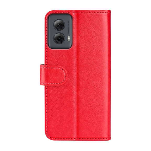 For Motorola Moto G Power 5G 2024 R64 Texture Horizontal Flip Leather Phone Case(Red)