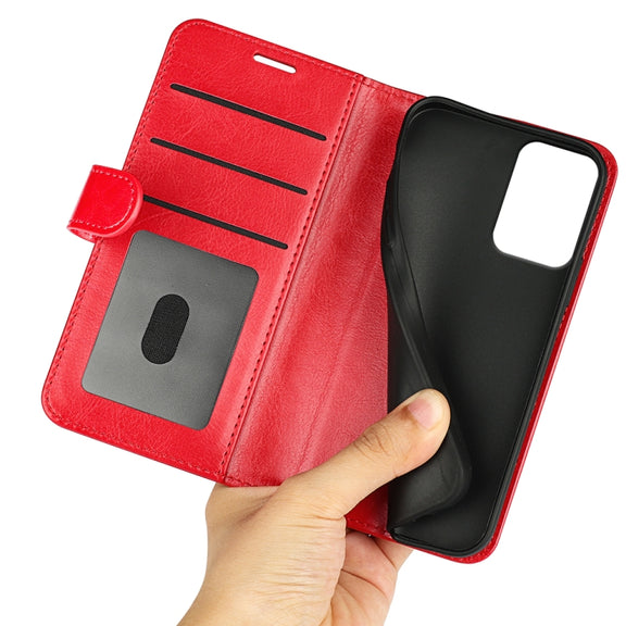 For Motorola Moto G Power 5G 2024 R64 Texture Horizontal Flip Leather Phone Case(Red)