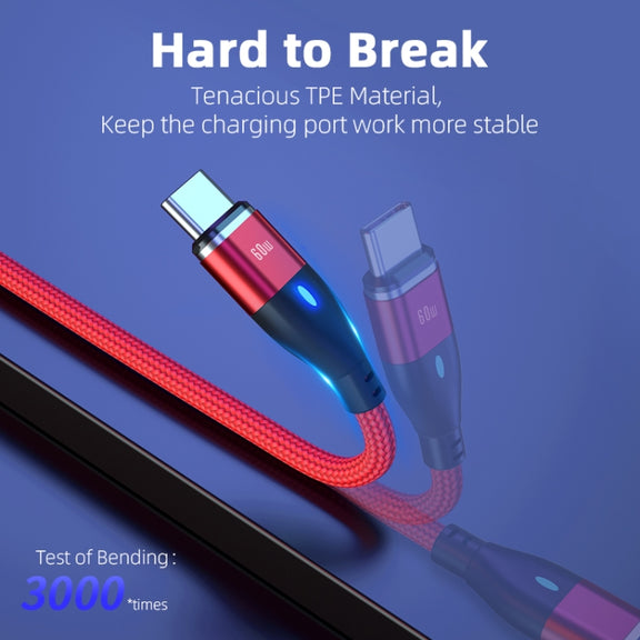 ENKAY 6-in-1 PD60W USB-A / Type-C to Type-C / 8 Pin / Micro USB Magnetic Fast Charging Cable, Cable Length:1m(Purple)