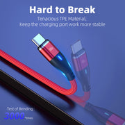 ENKAY 6-in-1 PD60W USB-A / Type-C to Type-C / 8 Pin / Micro USB Magnetic Fast Charging Cable, Cable Length:2m(Purple)