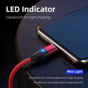 ENKAY 6-in-1 PD60W USB-A / Type-C to Type-C / 8 Pin / Micro USB Magnetic Fast Charging Cable, Cable Length:2m(Purple)