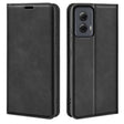 For Motorola Moto G Power 5G 2024 Retro-skin Magnetic Suction Leather Phone Case(Black) - Motorola Cases by PMC Jewellery | Online Shopping South Africa | PMC Jewellery | Buy Now Pay Later Mobicred