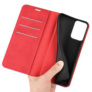 For Motorola Moto G Power 5G 2024 Retro-skin Magnetic Suction Leather Phone Case(Red)
