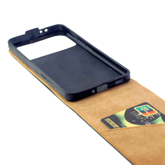 For Xiaomi Redmi K70 / K70 Pro Vertical Flip Leather Phone Case with Card Slot(Black)