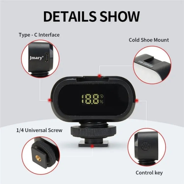 JMARY FM-16RGB Mini Portable Rechargeable RGB Video Conference Photography LED Fill Light -  by Jmary | Online Shopping South Africa | PMC TechLife | Buy Now Pay Later Mobicred