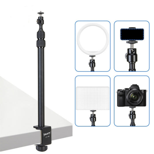 JMARY MT-49 For LED Video Light Clip Stand Adjustable Clamp Desk Mount Light Stand -  by Jmary | Online Shopping South Africa | PMC Jewellery | Buy Now Pay Later Mobicred