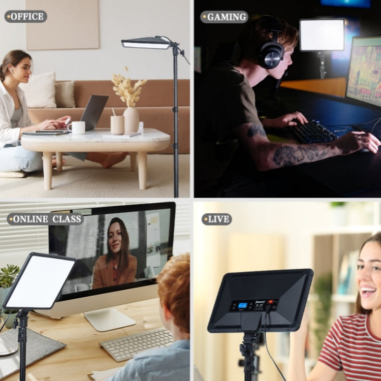 Jmary FM-17RS Video Conferencing Panel Studio Soft Light Photography LED Video Light - free shipping - PMC Jewellery - Order now!