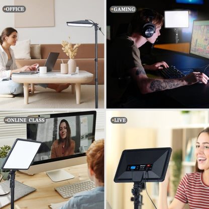 Jmary FM-17RS Video Conferencing Panel Studio Soft Light Photography LED Video Light - free shipping - PMC Jewellery - Order now!