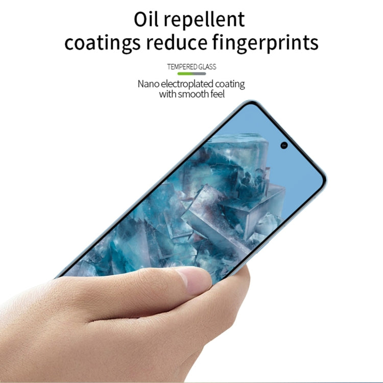 For Google Pixel 9 Pro PINWUYO 9H 3D Full Screen Explosion-proof Tempered Glass Film(Black)