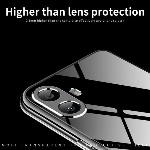 For Nothing CMF Phone 1 MOFI Ming Series Ultra-thin TPU Phone Case(Transparent)