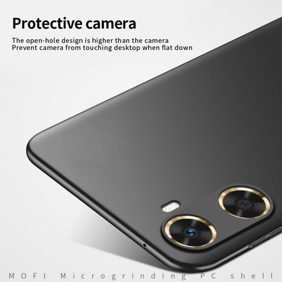 For Huawei Enjoy 60 MOFI Micro-Frosted PC Ultra-thin Hard Phone Case(Black)