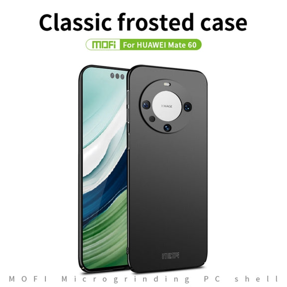 For Huawei Mate 60 MOFI Micro-Frosted PC Ultra-thin Hard Phone Case(Blue)