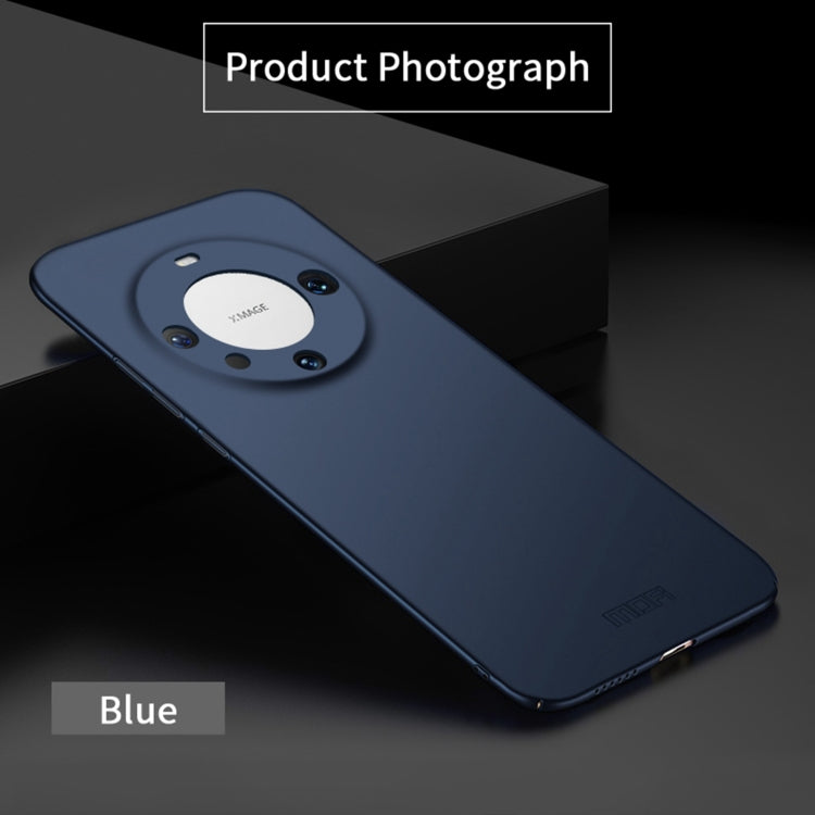 For Huawei Mate 60 Pro MOFI Micro-Frosted PC Ultra-thin Hard Phone Case(Blue) - Huawei Cases by MOFI | Online Shopping South Africa | PMC TechLife