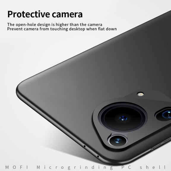 For Huawei Pura 70 Ultra / P70 Art MOFI Micro-Frosted PC Ultra-thin Hard Phone Case(Black)