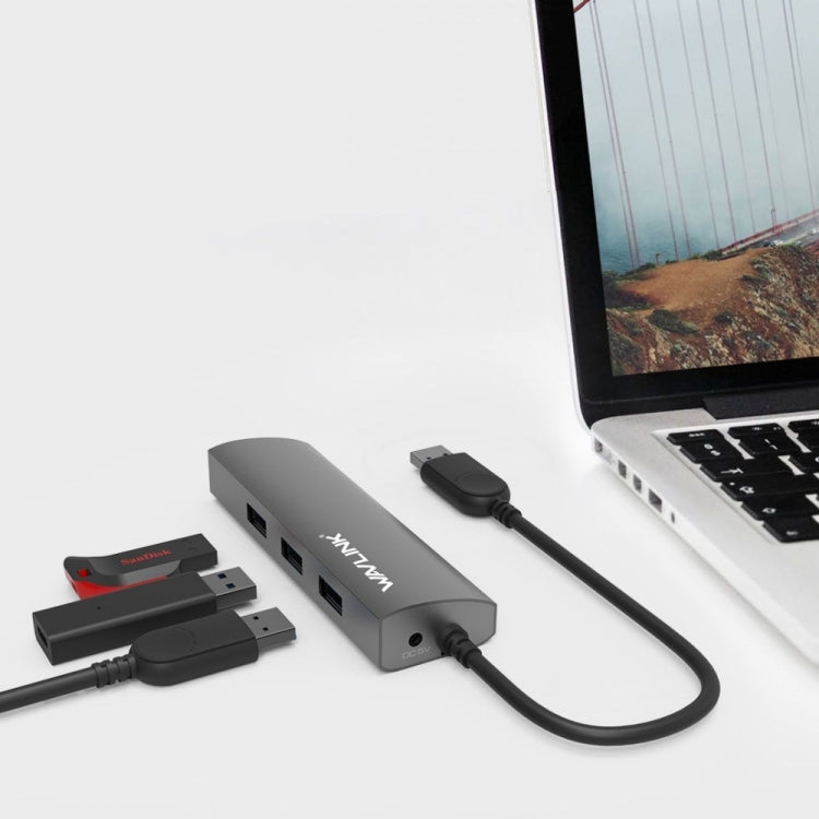 Wavlink UH3031G 10 in 1 Type-C to USB 3.0 Dock USB 3 Ports Hub HDMI Adapter - free shipping - PMC TechLife - Order now!