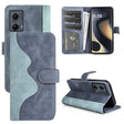 For Motolora Edge 5G 2024 Stitching Horizontal Flip Leather Phone Case(Blue) - free shipping - PMC Jewellery - Order now!
