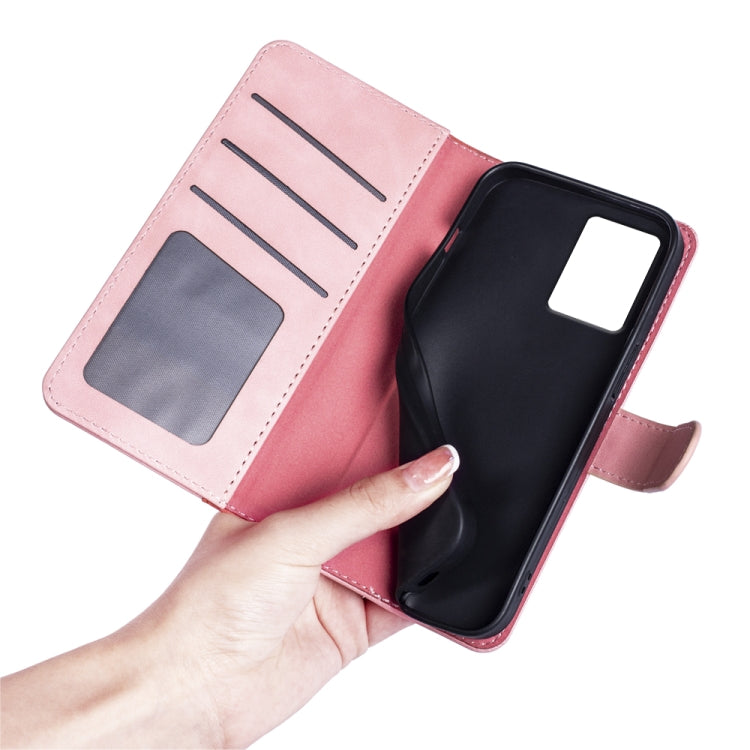 For Motolora Edge 5G 2024 Stitching Horizontal Flip Leather Phone Case(Red)