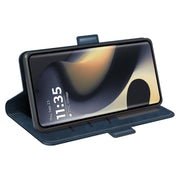 For Motorola Edge 5G 2024 Dual-side Magnetic Buckle Horizontal Flip Leather Phone Case(Dark Blue)