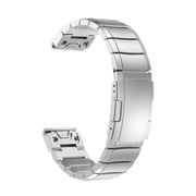 For Garmin Fenix 8 AMOLED 51mm Titanium Alloy Quick Release 26mm Watch Band(Sliver)