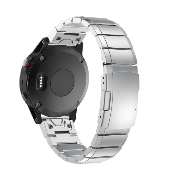 For Garmin Enduro 3 Titanium Alloy Quick Release 26mm Watch Band(Sliver)