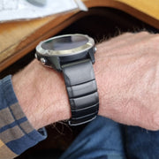 For Garmin Epix Pro 51mm 26mm Titanium Alloy Quick Release Watch Band(Black)