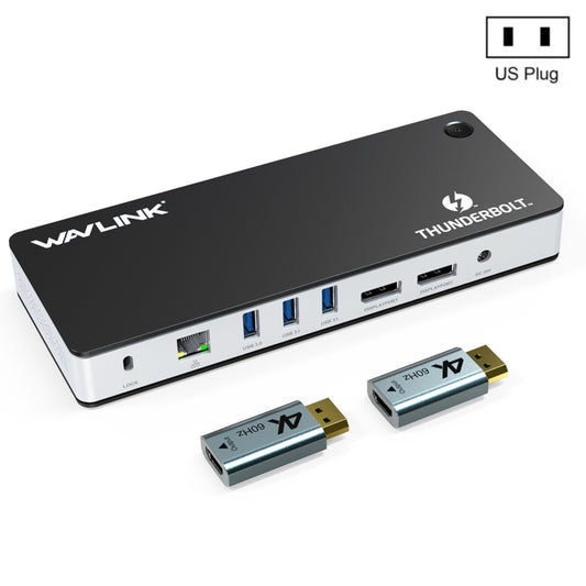 Wavlink UTD21H 60W Host Charging Thunderbolt 3 Docking Station 4K Dual Display 11 in 1 Ports, Plug:US Plug - free shipping - PMC Jewellery - Order now!