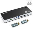 Wavlink UTD21H 60W Host Charging Thunderbolt 3 Docking Station 4K Dual Display 11 in 1 Ports, Plug:EU Plug - free shipping - PMc TechLife - Order now!