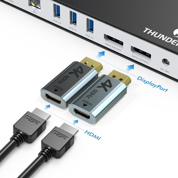 Wavlink UTD21H 60W Host Charging Thunderbolt 3 Docking Station 4K Dual Display 11 in 1 Ports, Plug:UK Plug