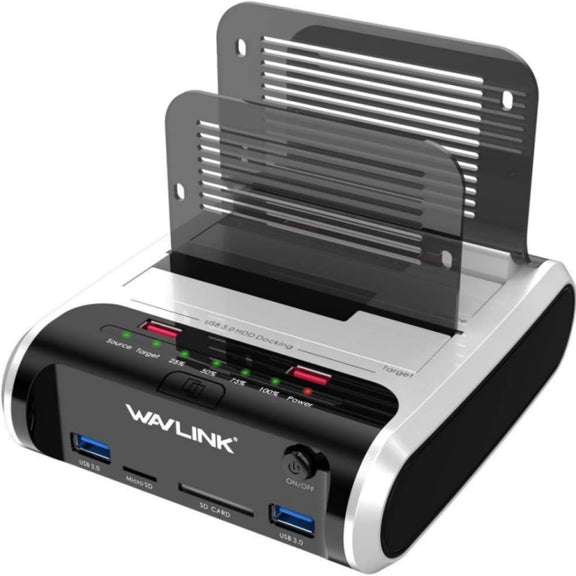 Wavlink ST336A SSD HDD Fast Offline Clone SATA  USB 3.0 External Hard Drive Case(AU Plug)