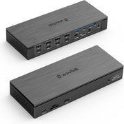 Wavlink UG69PD8 100W PD 18 in 1 Type-C Dock Compatible Type-C Universal Docking Station, Plug:UK Plug