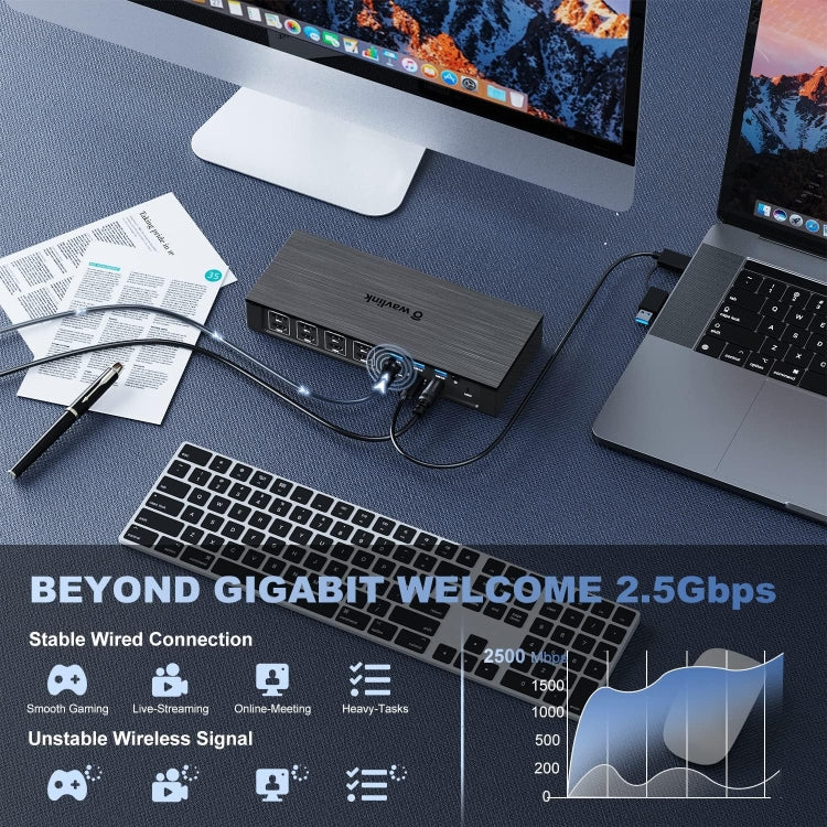 Wavlink UG69PD8 100W PD 18 in 1 Type-C Dock Compatible Type-C Universal Docking Station, Plug:UK Plug - free shipping - PMC Jewellery - Order now!