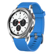 For Samsung  Galaxy Watch 4 Classic 42mm 20mm Diamond Textured Silicone Watch Band(Sky Blue) - Watch Bands by PMC TechLife | Online Shopping South Africa | PMC TechLife