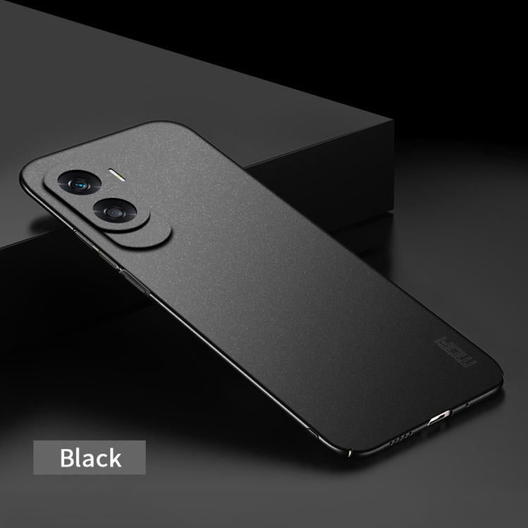 For Honor X50i / 90 Lite MOFI Fandun Series Frosted PC Ultra-thin All-inclusive Phone Case(Black)